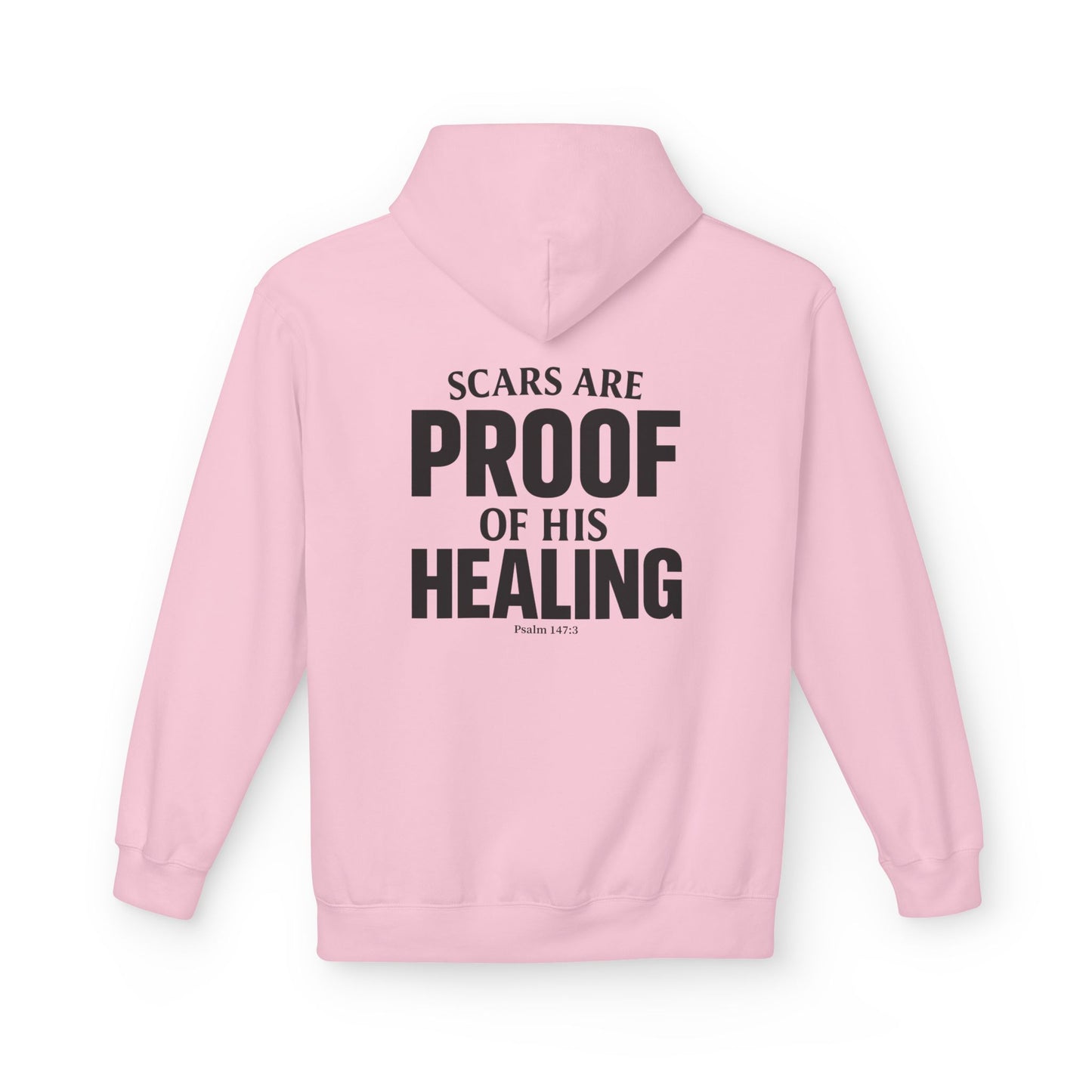 Miracle Crafted Hoodie - Scars Are Proof Of His Healing