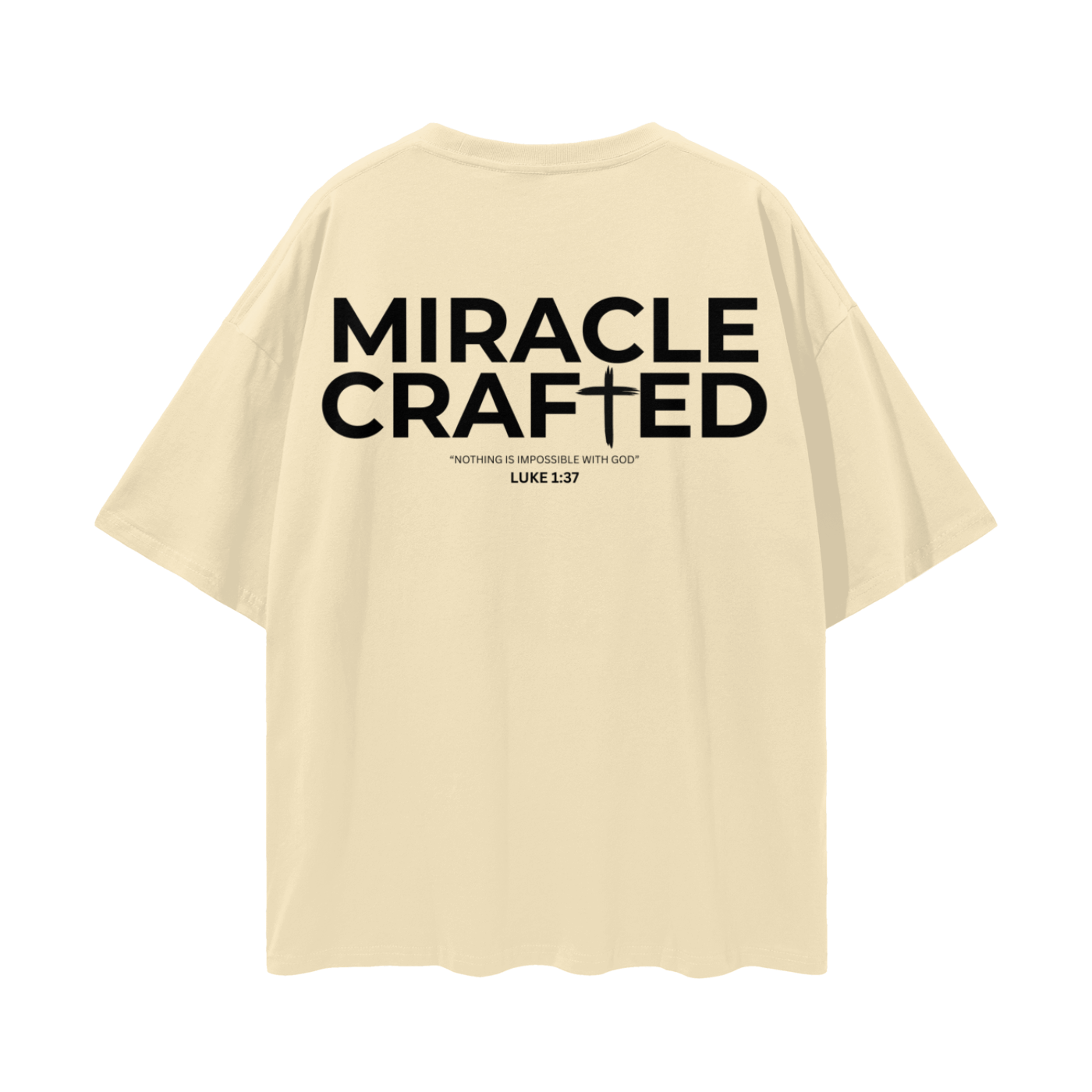 "Crafted Cross" Signature Fit Tee — Light
