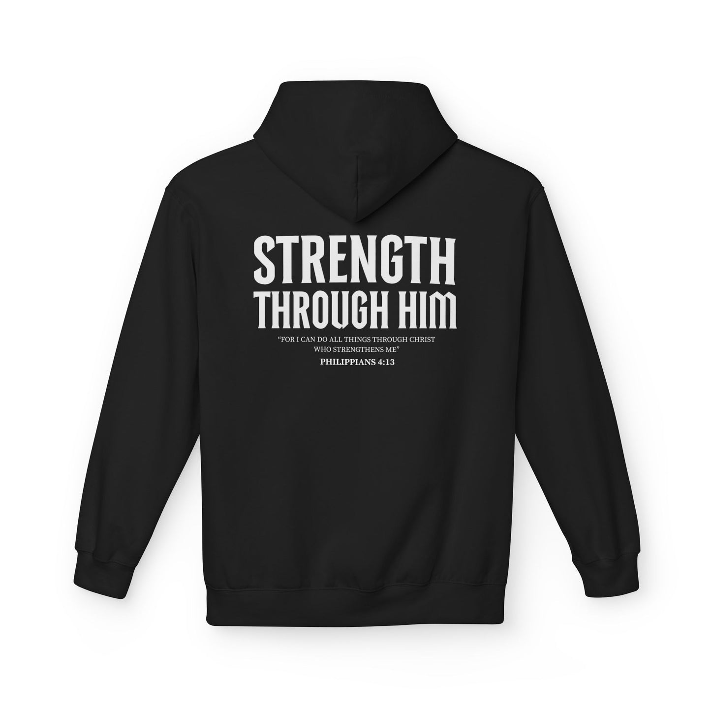 Miracle Crafted Hoodie - "Strength Through Him" Philippians 4:13