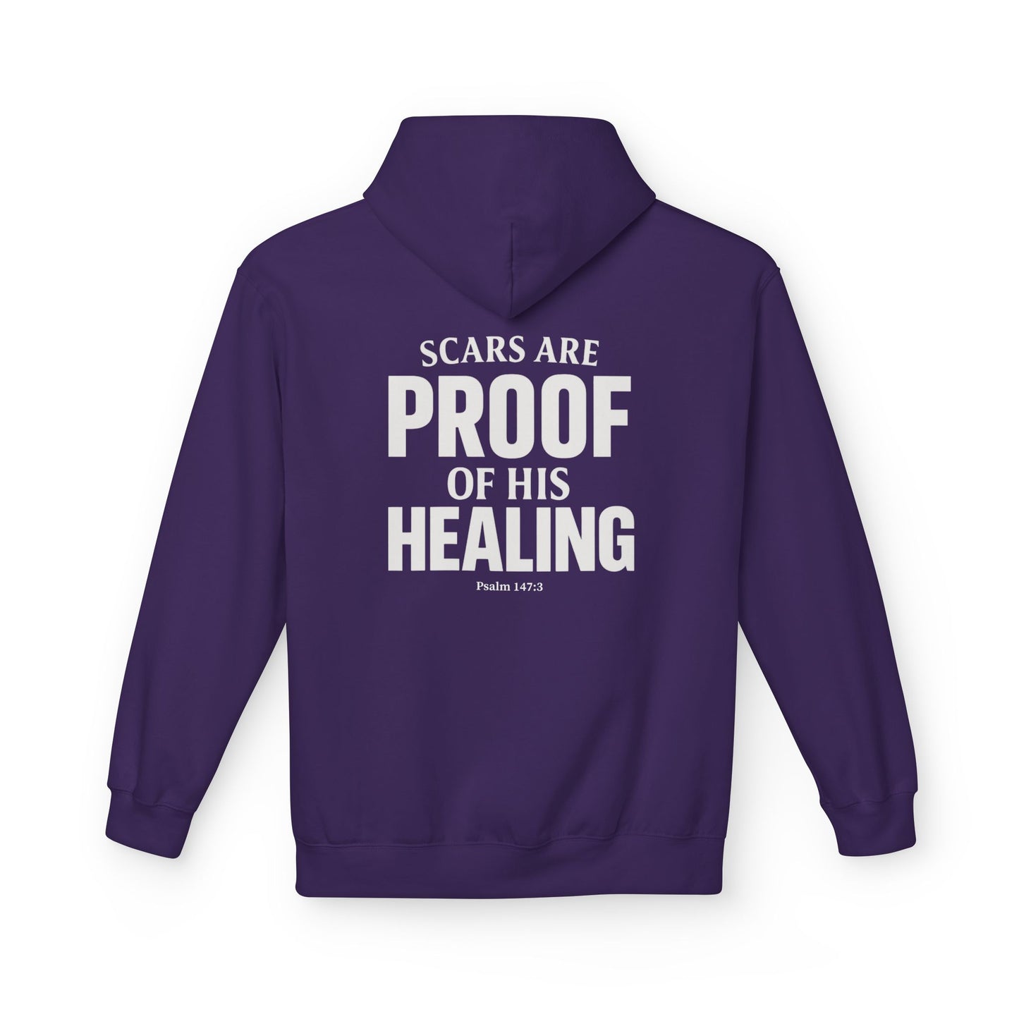 Miracle Crafted Hoodie - Scars Are Proof Of His Healing