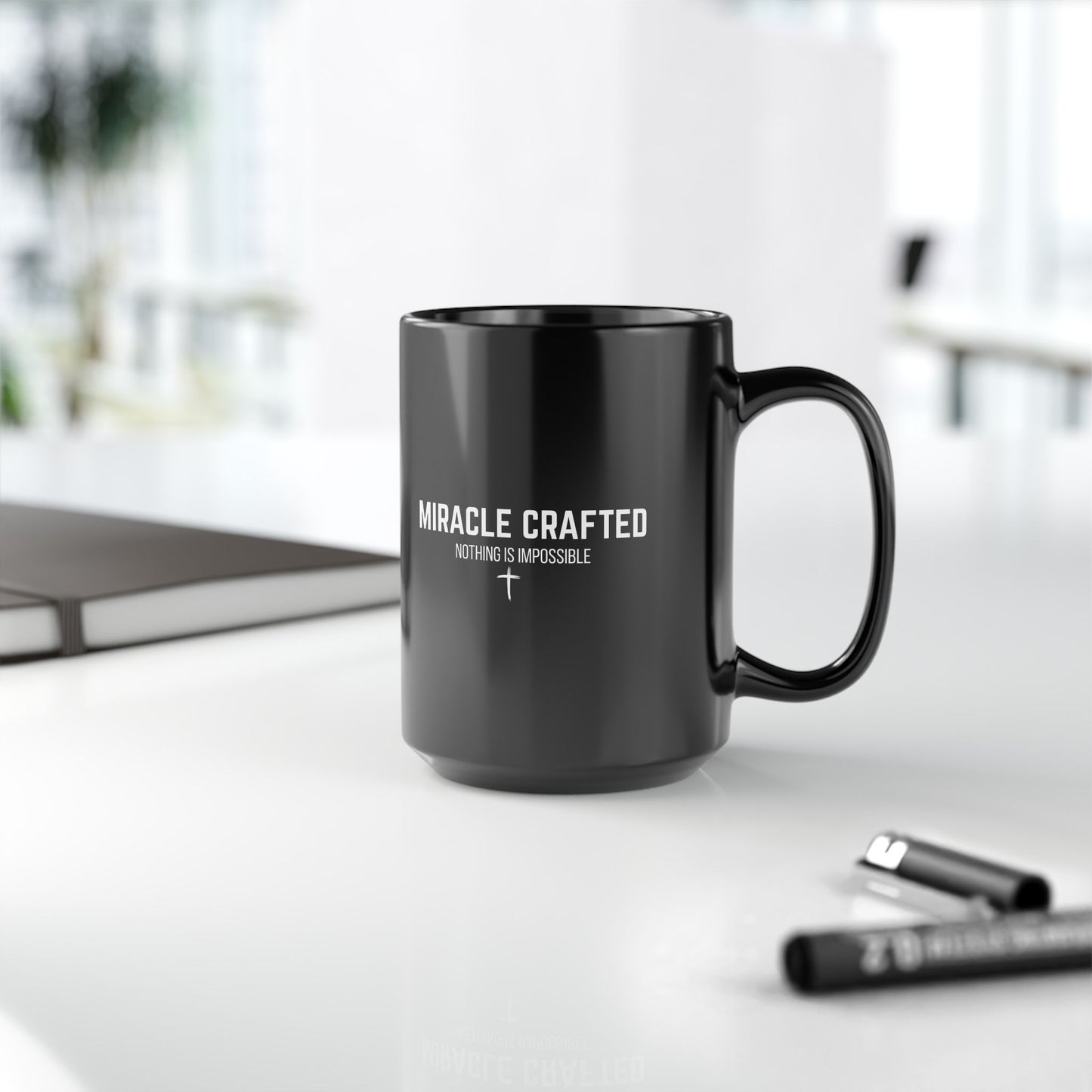 Crafted Cups - Black Mug (11oz, 15oz)