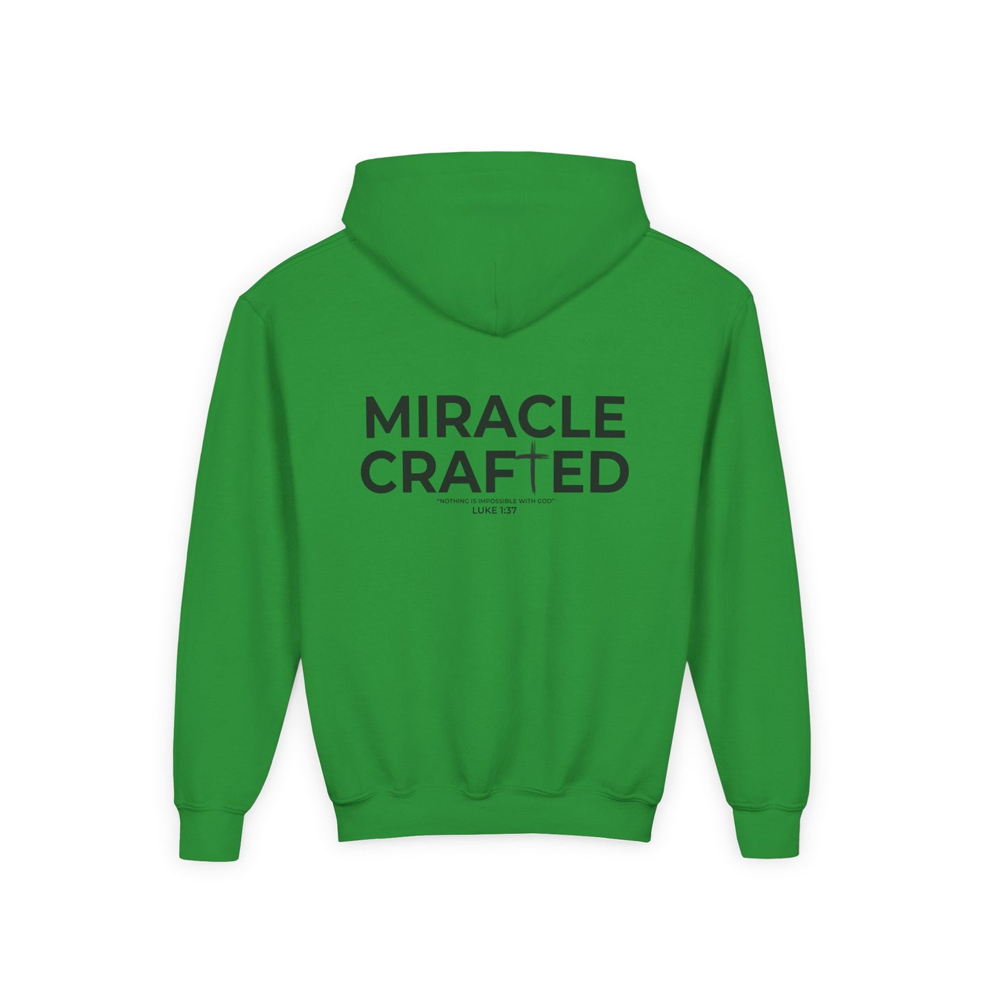 Miracle Crafted Youth Hoodie -  Original Front & Back Logo