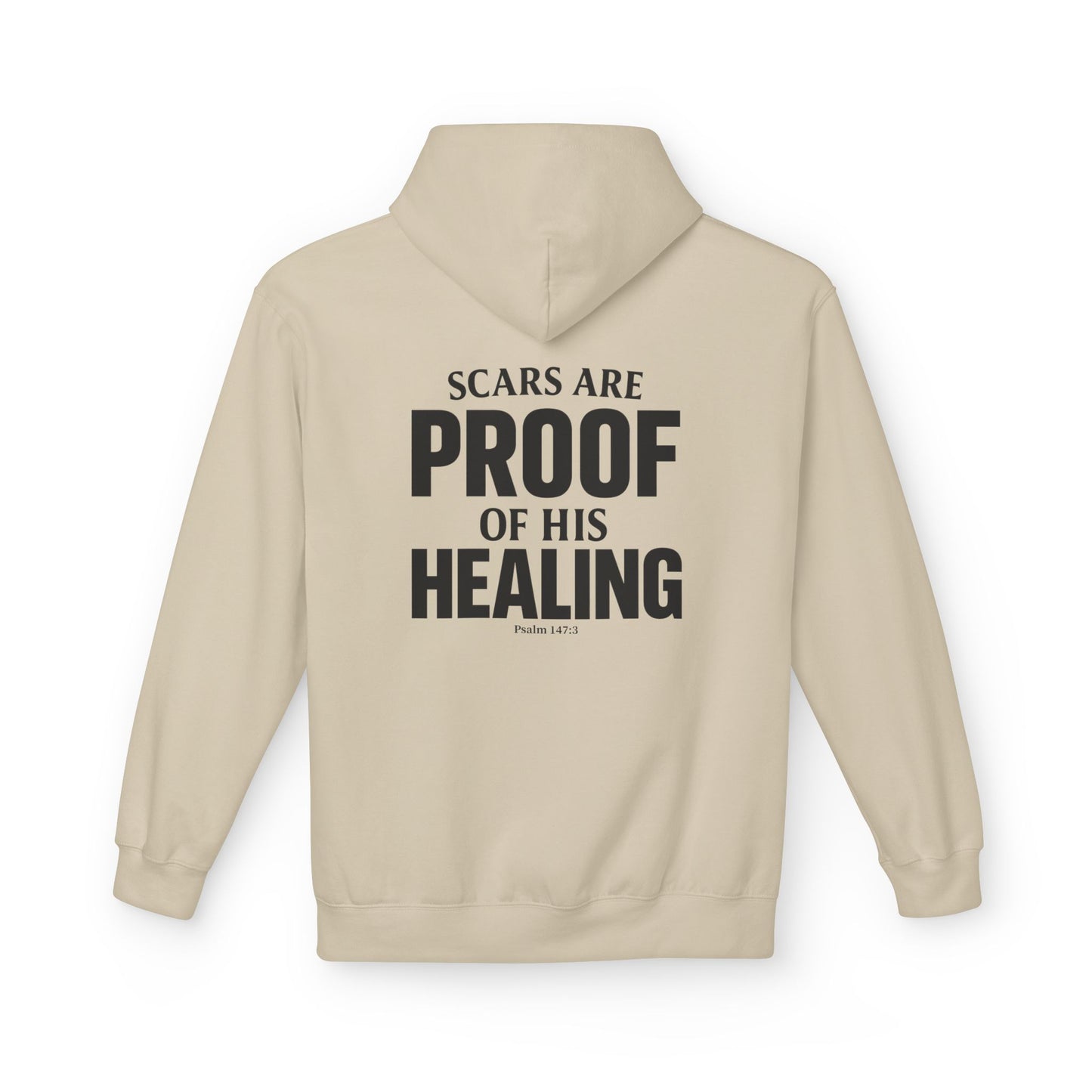 Miracle Crafted Hoodie - Scars Are Proof Of His Healing