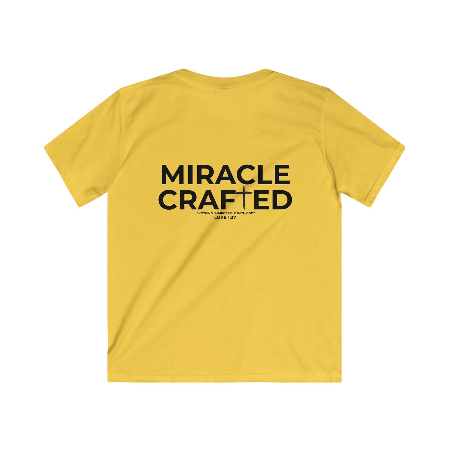Miracle Crafted Youth Tee - Original Front & Back Logo
