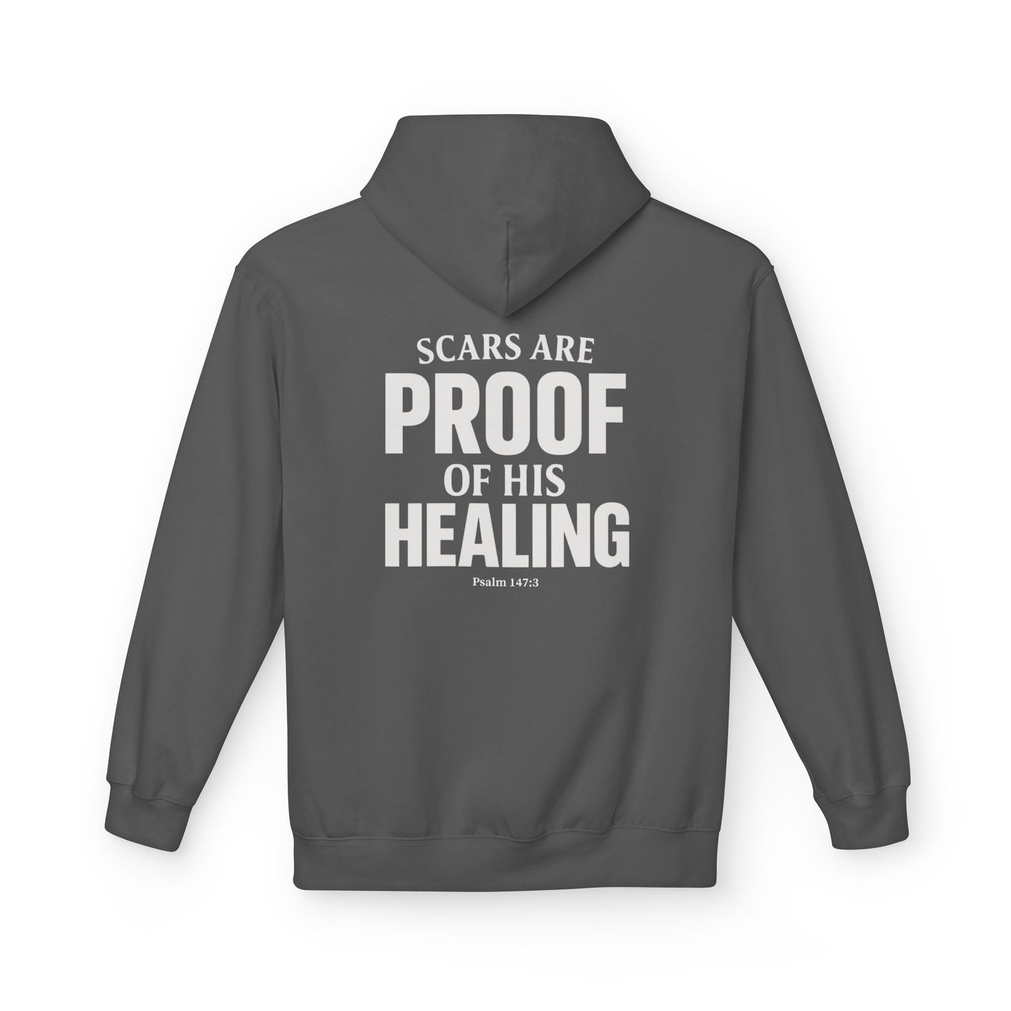 Miracle Crafted Hoodie - Scars Are Proof Of His Healing