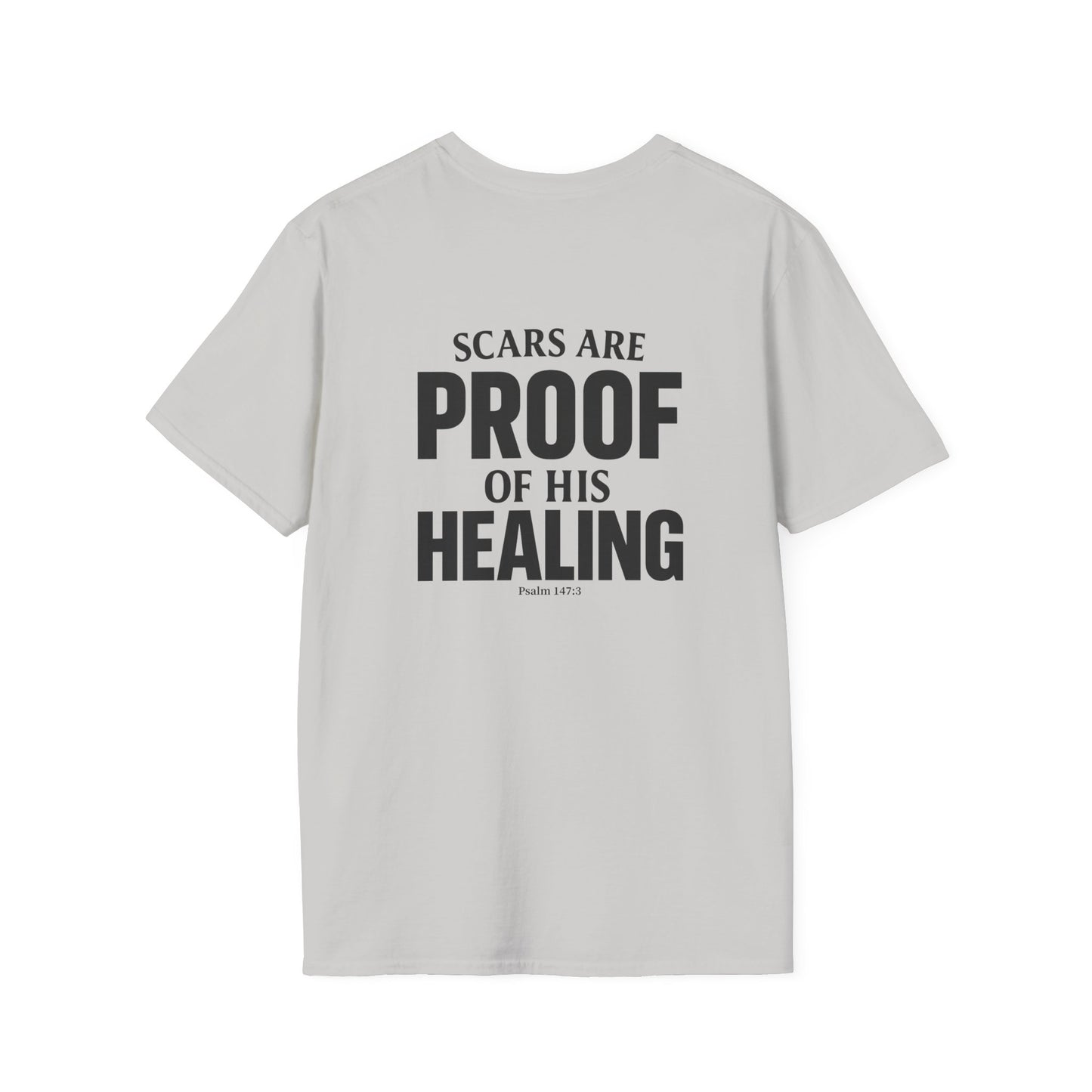 Miracle Crafted Tee - Scars Are Proof Of His Healing