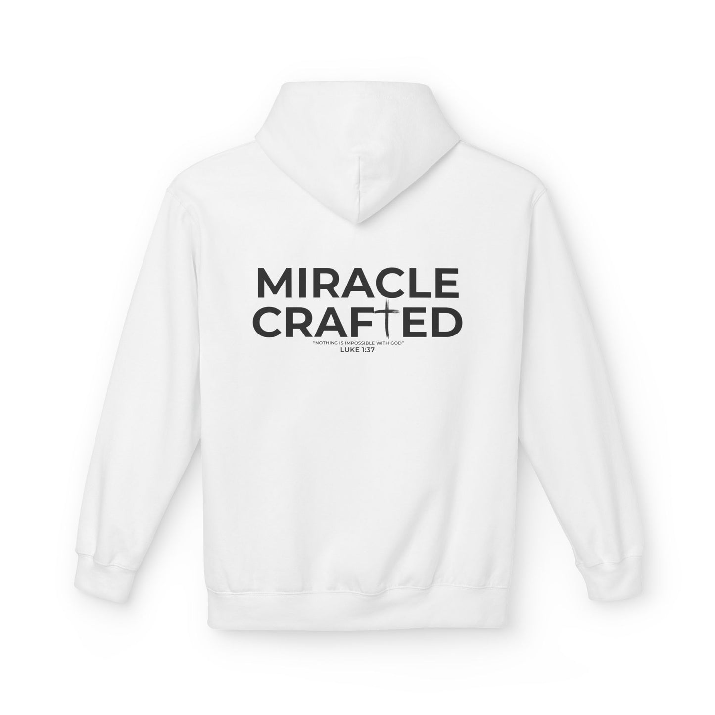 Miracle Crafted Hoodie Front & Back Logo