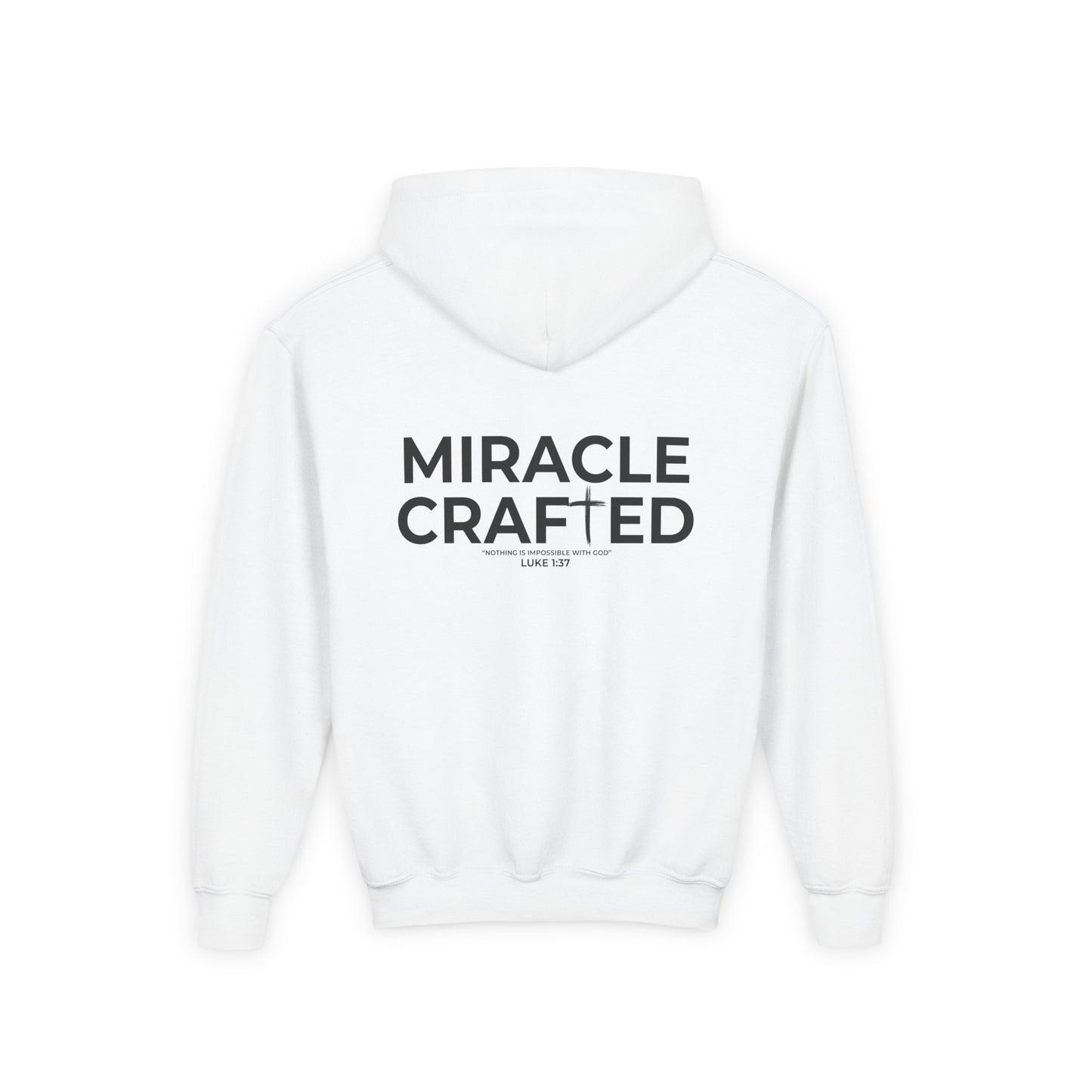 Miracle Crafted Youth Hoodie -  Original Front & Back Logo