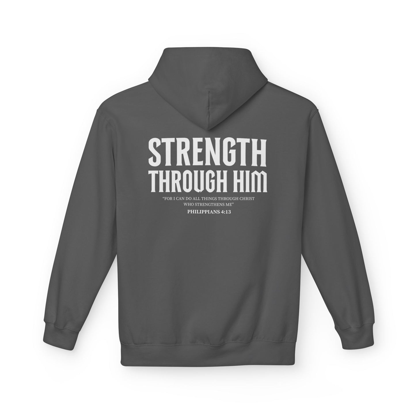 Miracle Crafted Hoodie - "Strength Through Him" Philippians 4:13