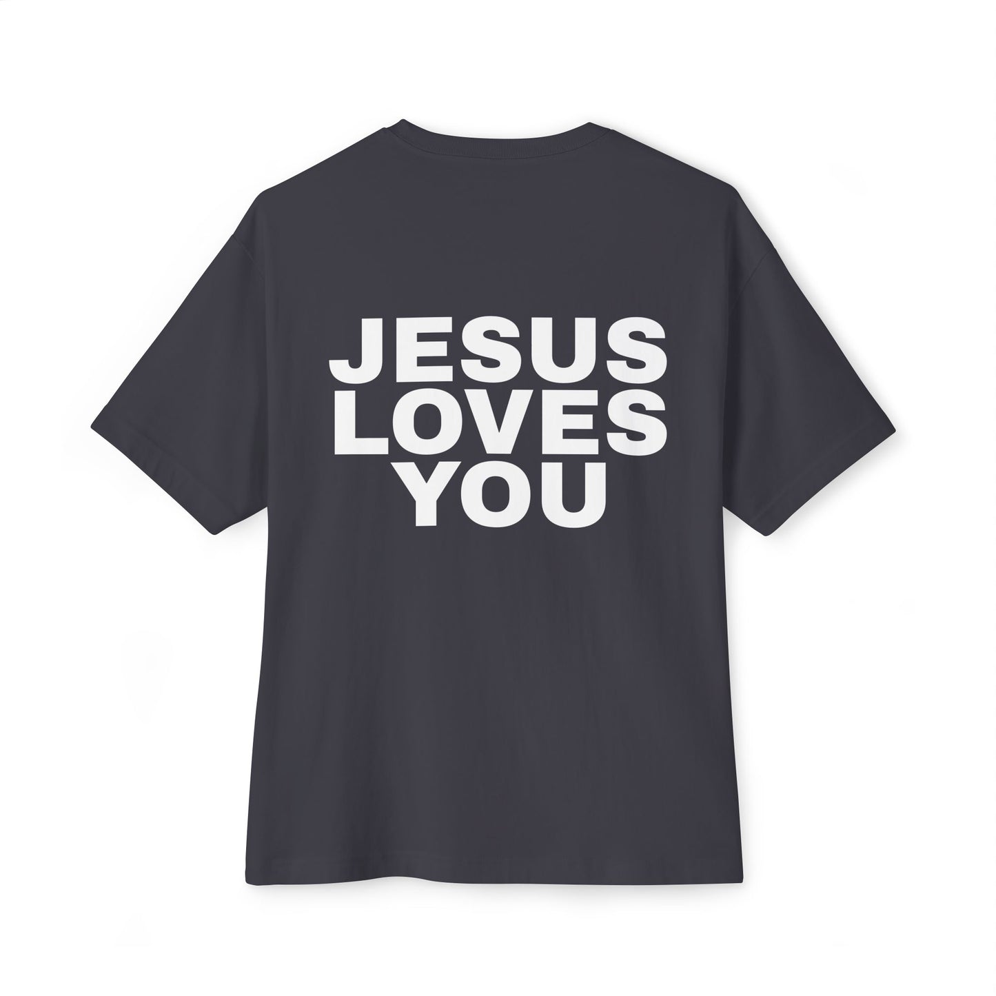 Miracle Crafted Oversized Tee - Jesus Loves You