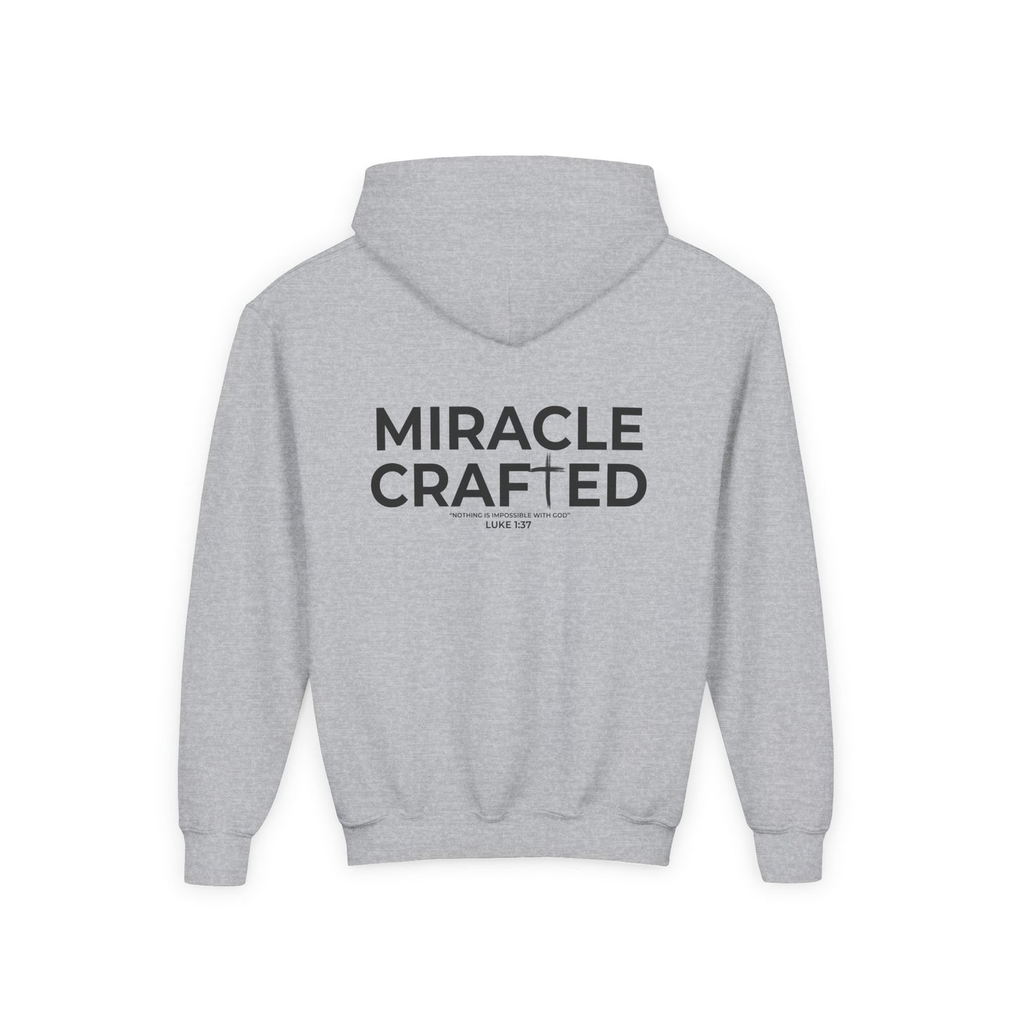 Miracle Crafted Youth Hoodie -  Original Front & Back Logo