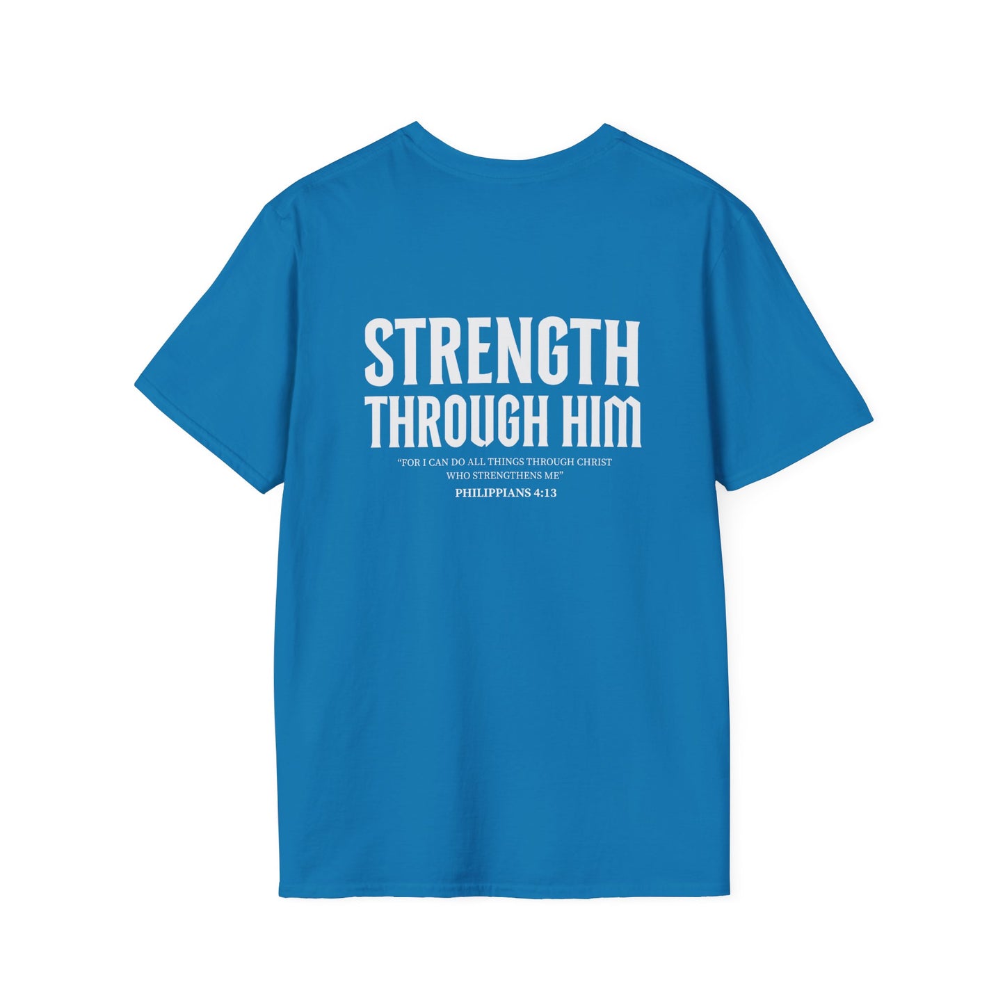 Miracle Crafted Tee - "Strength Through Him" Philippians 4:13