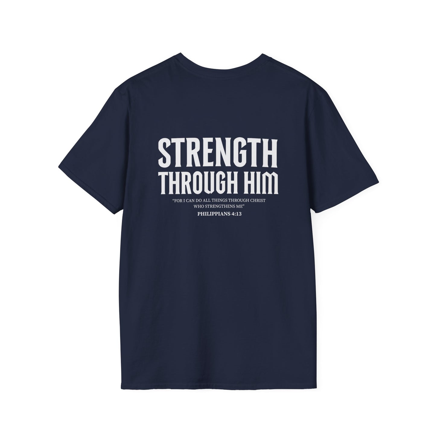 Miracle Crafted Tee - "Strength Through Him" Philippians 4:13