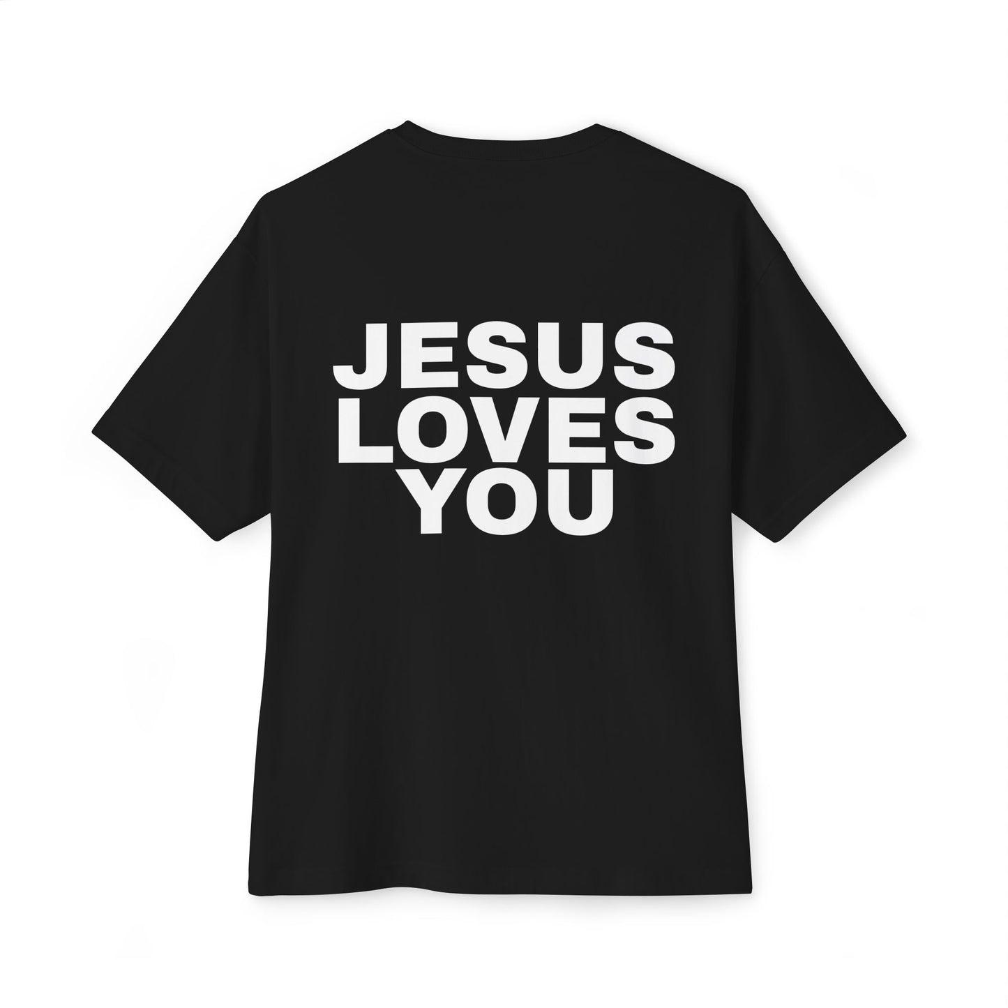 Miracle Crafted Oversized Tee - Jesus Loves You