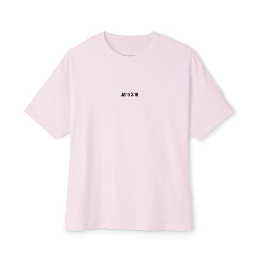 Miracle Crafted Oversized Tee - Jesus Loves You
