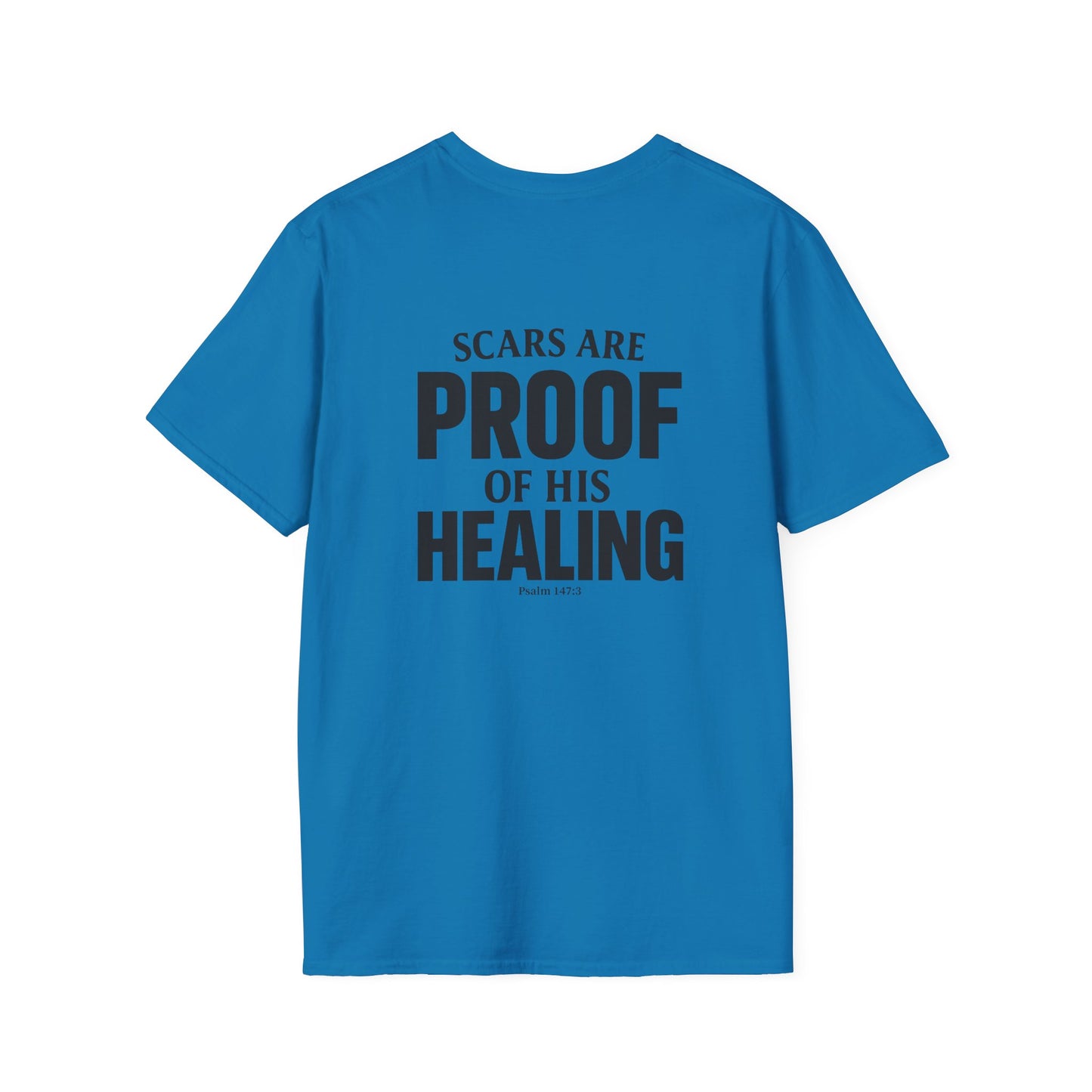 Miracle Crafted Tee - Scars Are Proof Of His Healing