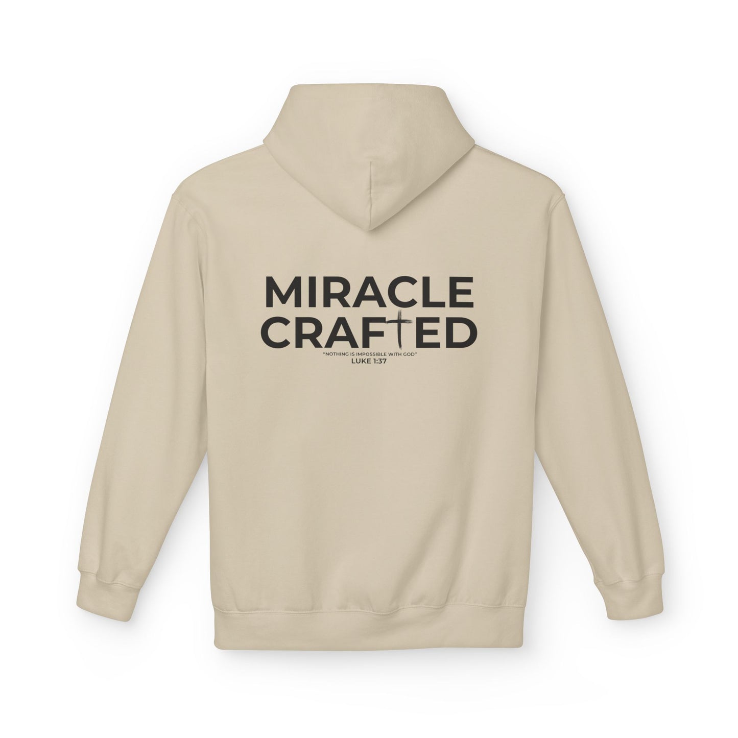 Miracle Crafted Hoodie Front & Back Logo