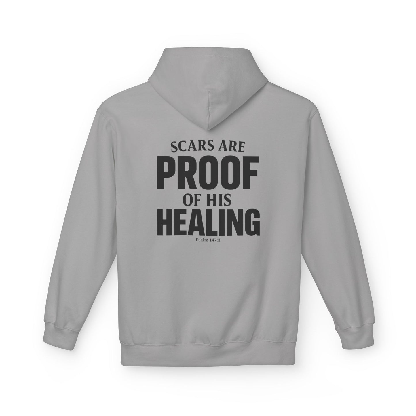 Miracle Crafted Hoodie - Scars Are Proof Of His Healing