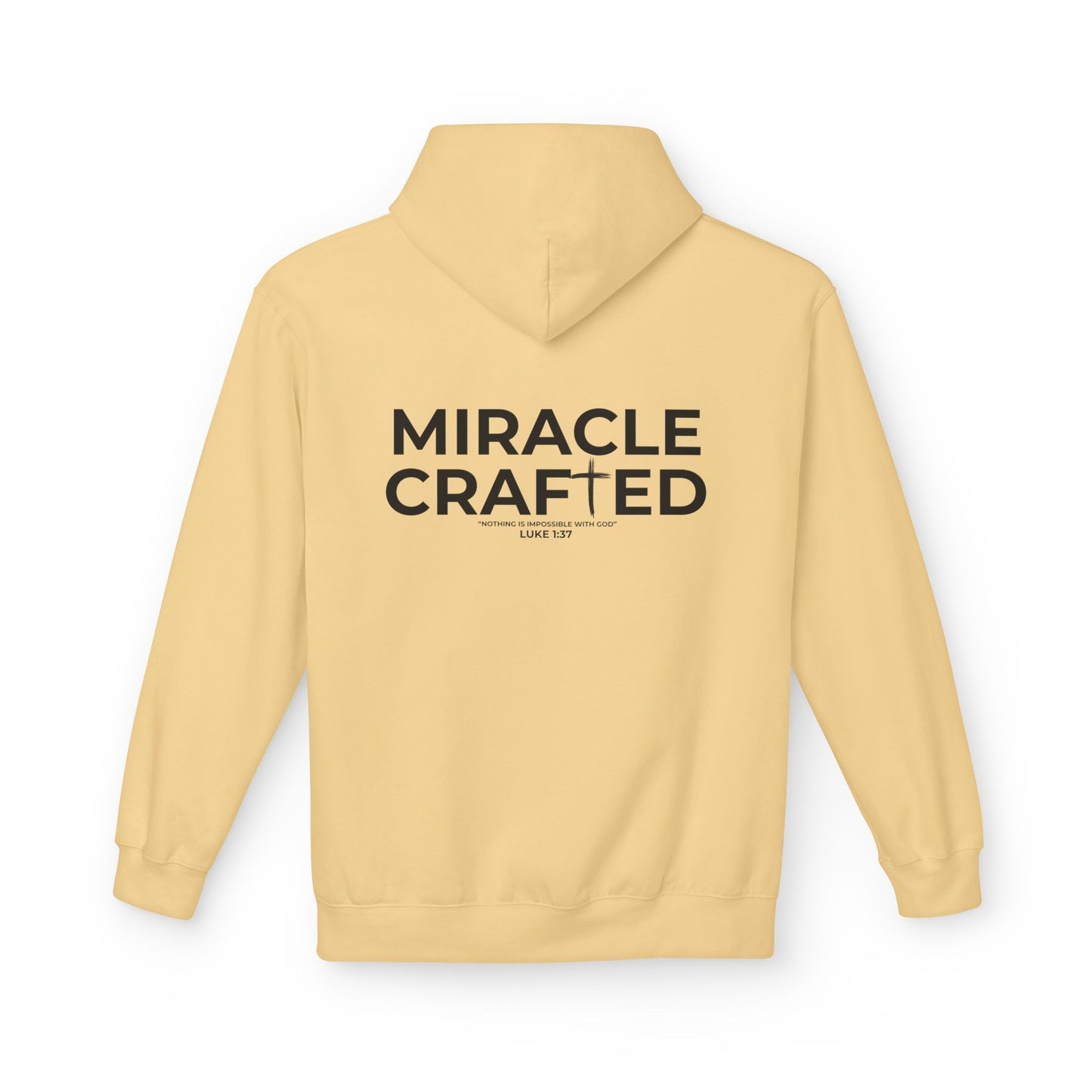 Miracle Crafted Hoodie Front & Back Logo