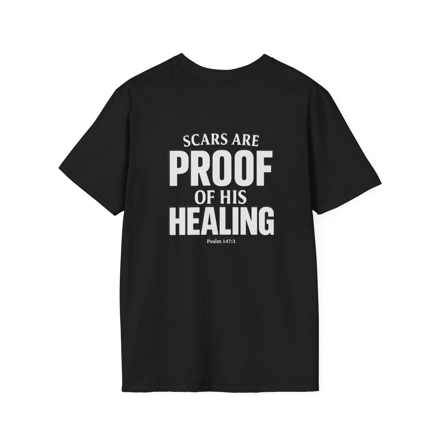 Miracle Crafted Tee - Scars Are Proof Of His Healing