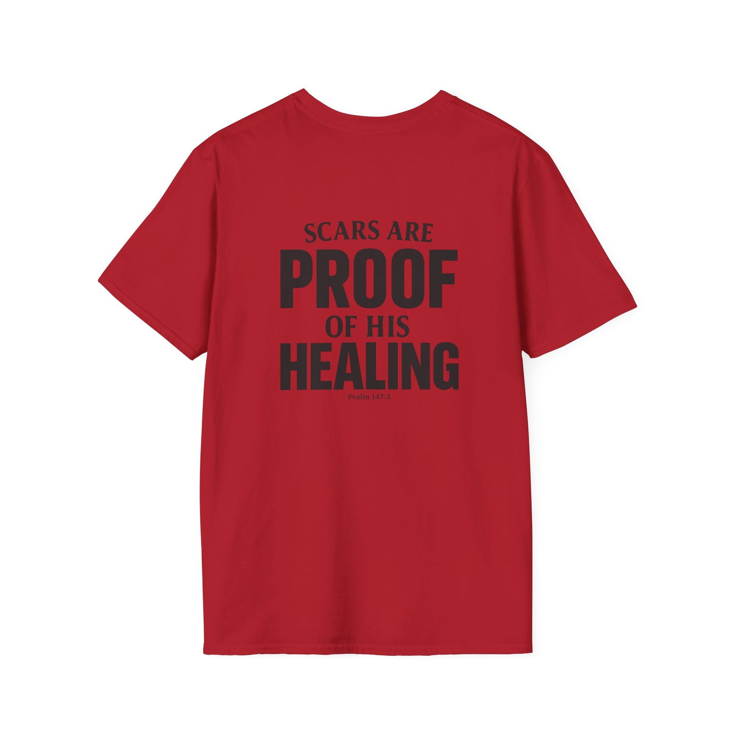 Miracle Crafted Tee - Scars Are Proof Of His Healing