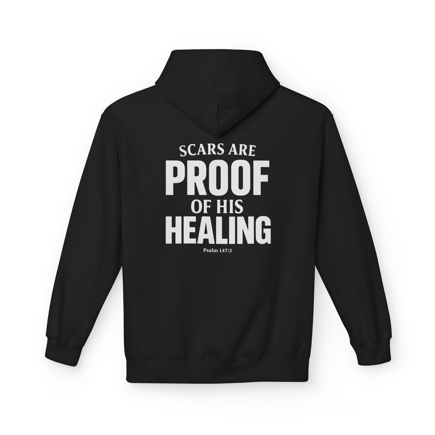 Miracle Crafted Hoodie - Scars Are Proof Of His Healing