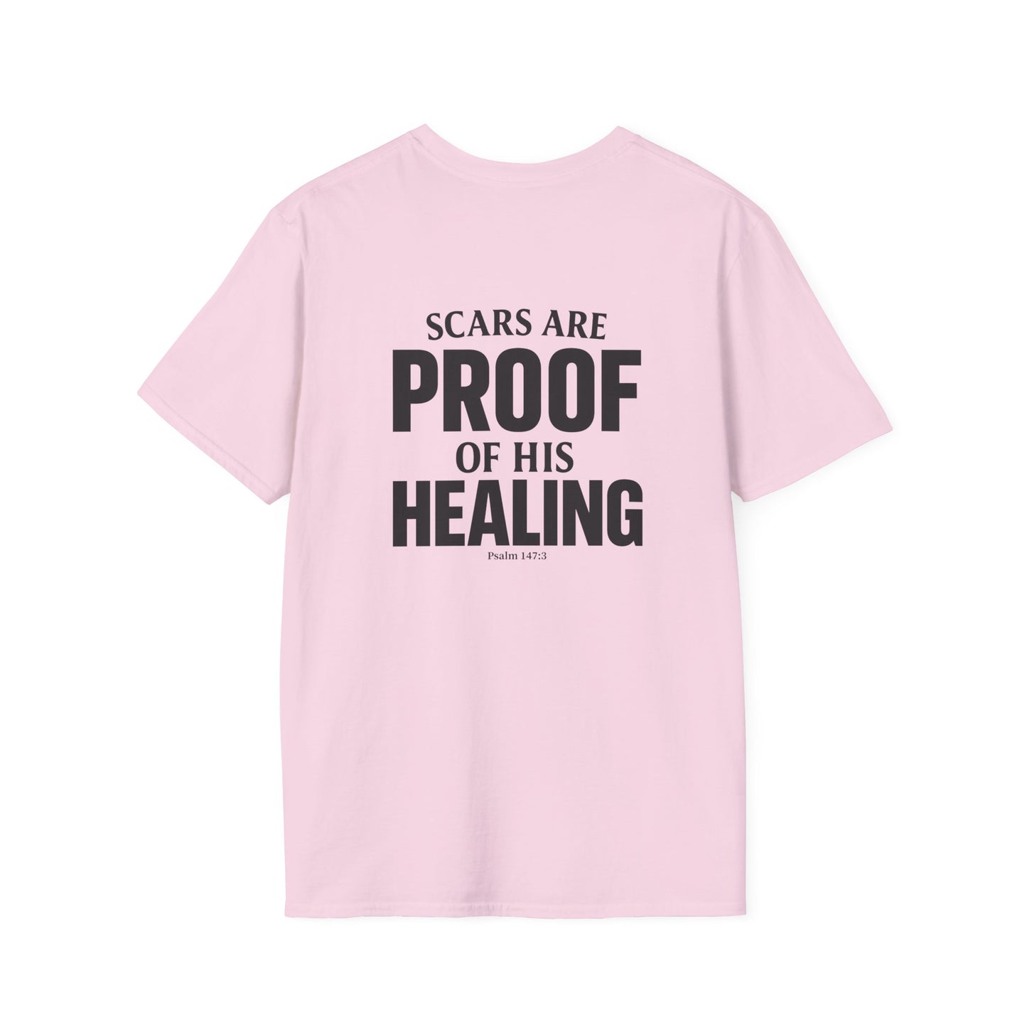 Miracle Crafted Tee - Scars Are Proof Of His Healing