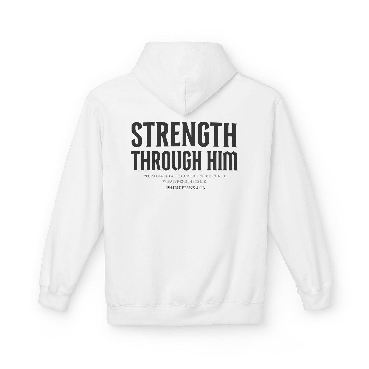 Miracle Crafted Hoodie - "Strength Through Him" Philippians 4:13