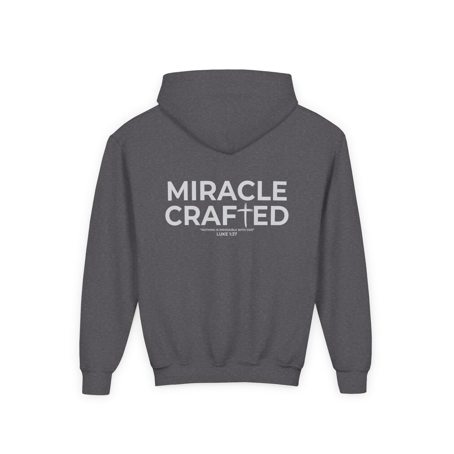 Miracle Crafted Youth Hoodie -  Original Front & Back Logo