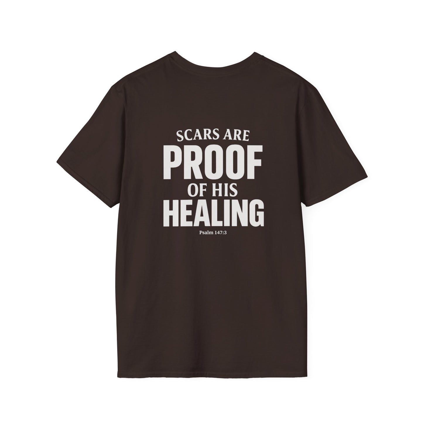 Miracle Crafted Tee - Scars Are Proof Of His Healing