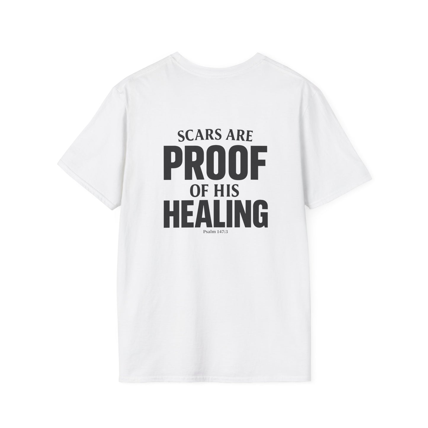 Miracle Crafted Tee - Scars Are Proof Of His Healing