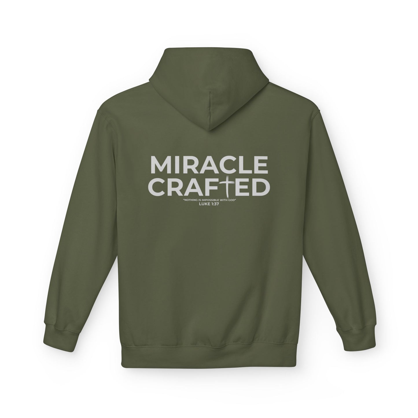 Miracle Crafted Hoodie Front & Back Logo