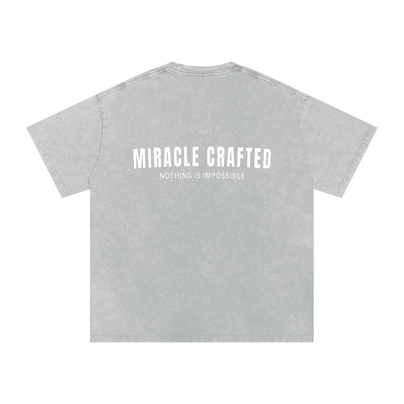 "The Foundation" Snow-Washed Oversized Tee