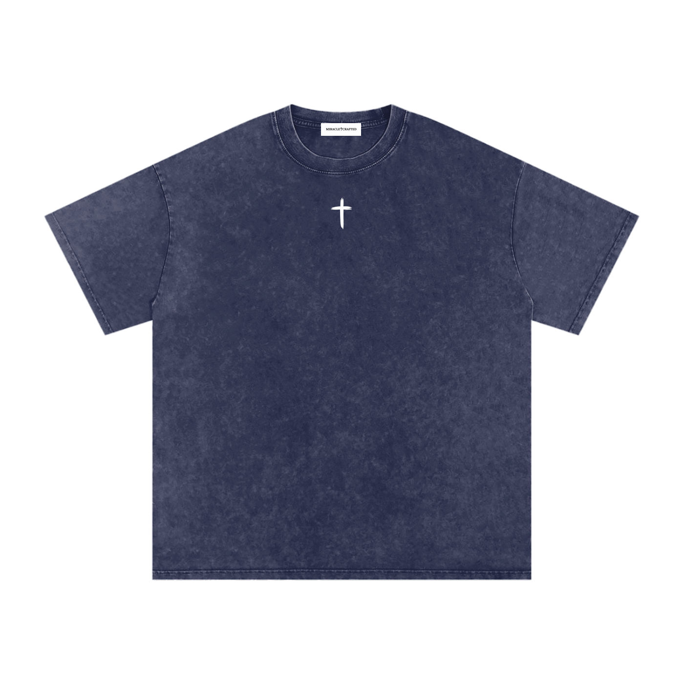 "The Foundation" Snow-Washed Oversized Tee