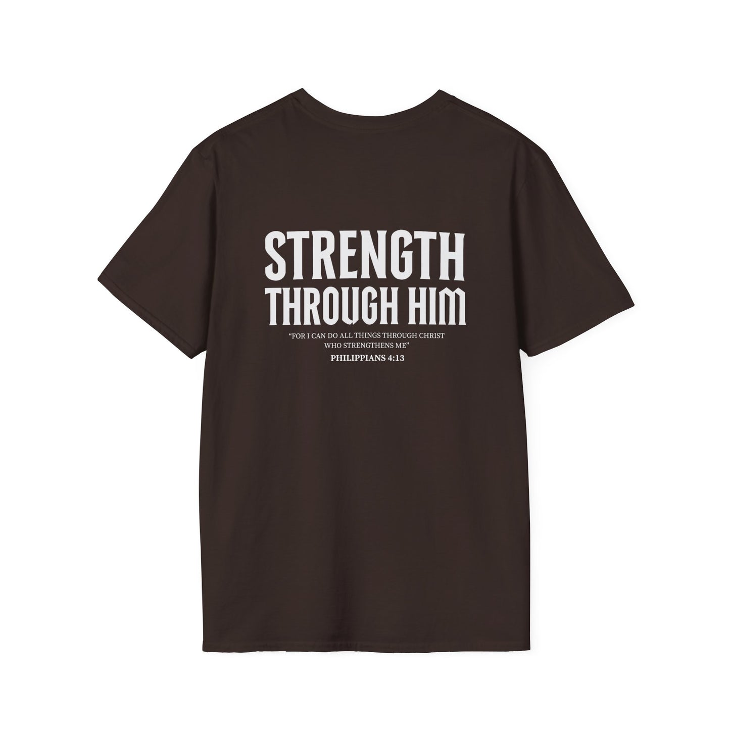 Miracle Crafted Tee - "Strength Through Him" Philippians 4:13