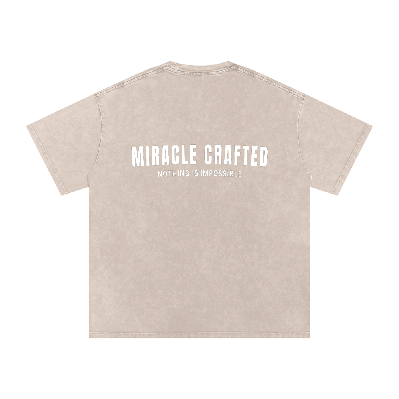 "The Foundation" Snow-Washed Oversized Tee