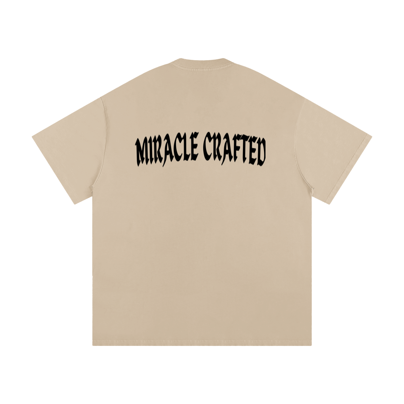 "Miracle Crafted" Oversized Heavyweight Tee — Light