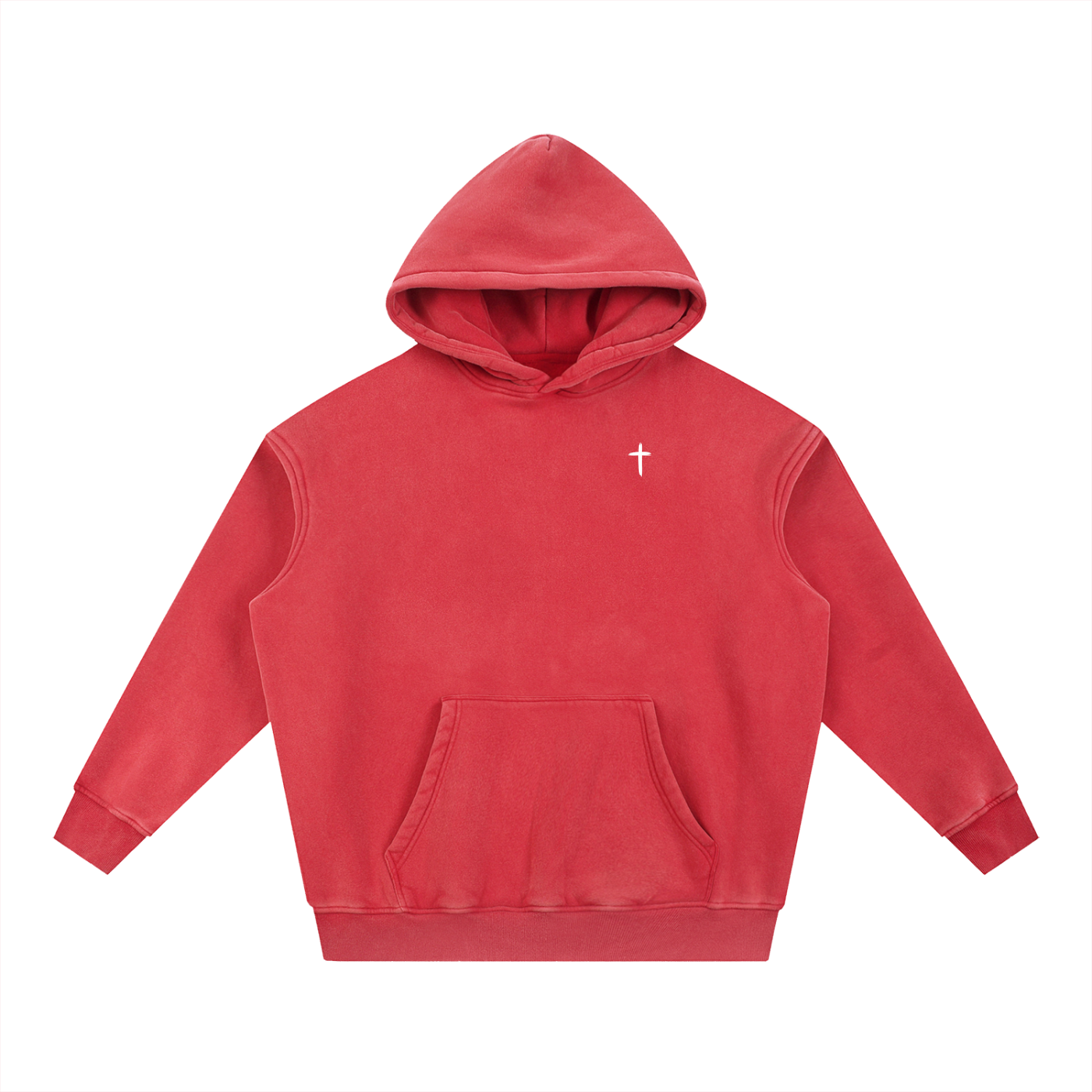 "All For Him" Snow-Washed Signature Fit Hoodie — Dark