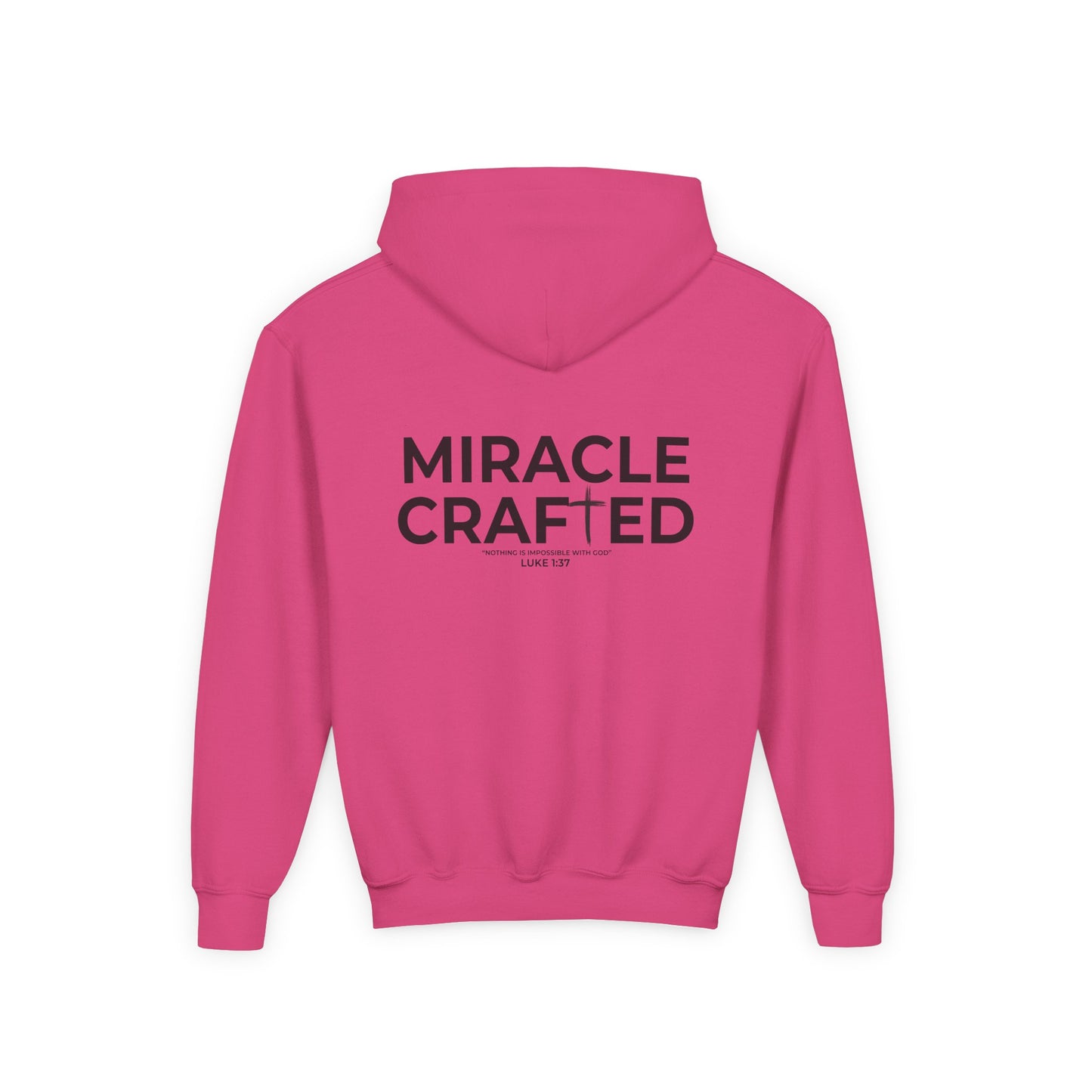 Miracle Crafted Youth Hoodie -  Original Front & Back Logo