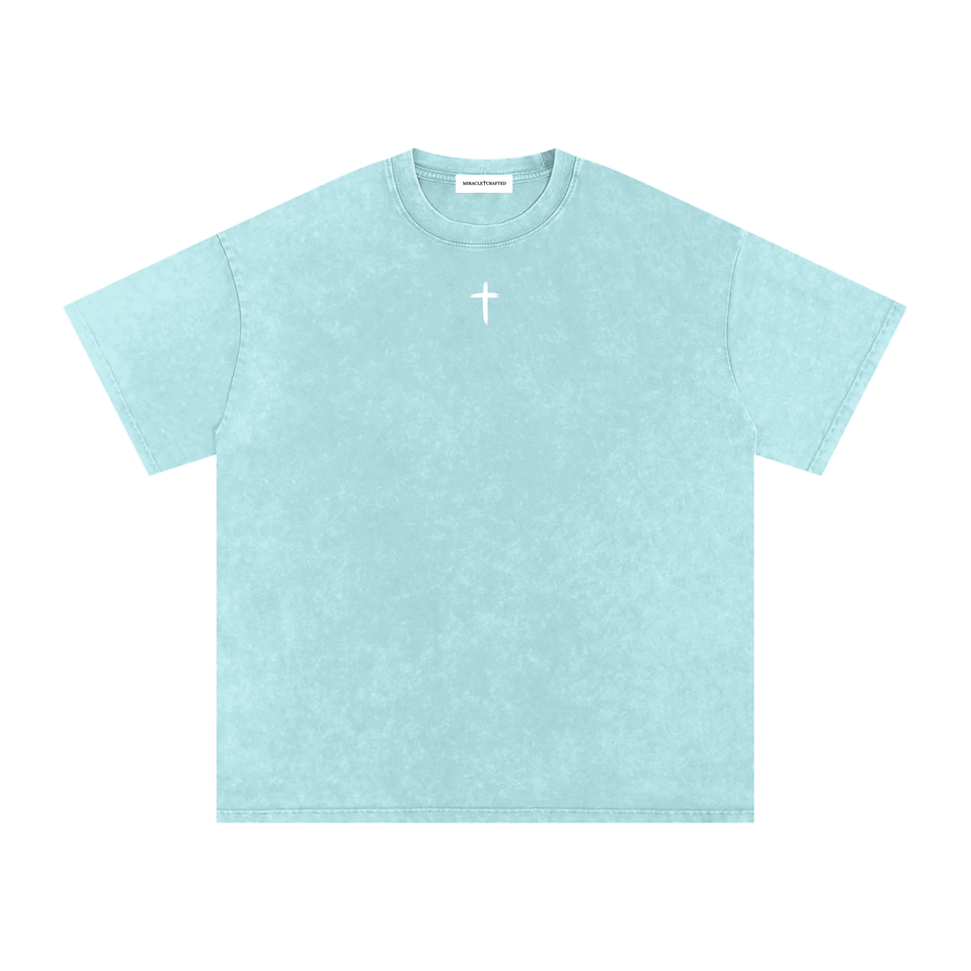 "The Foundation" Snow-Washed Oversized Tee
