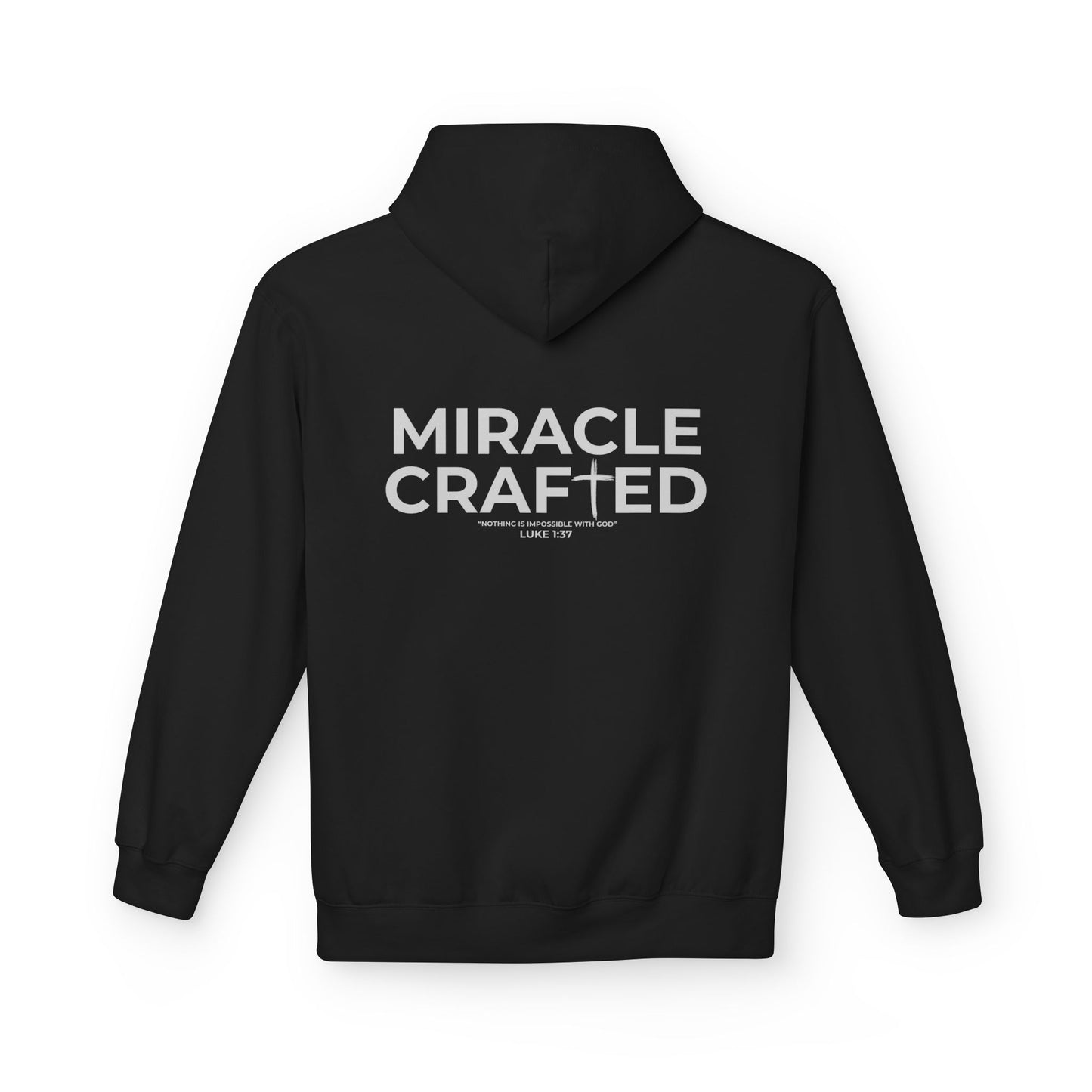 Miracle Crafted Hoodie Front & Back Logo