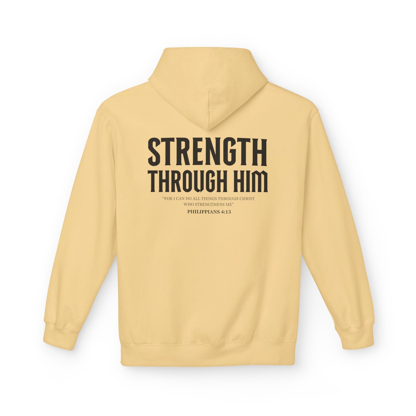Miracle Crafted Hoodie - "Strength Through Him" Philippians 4:13