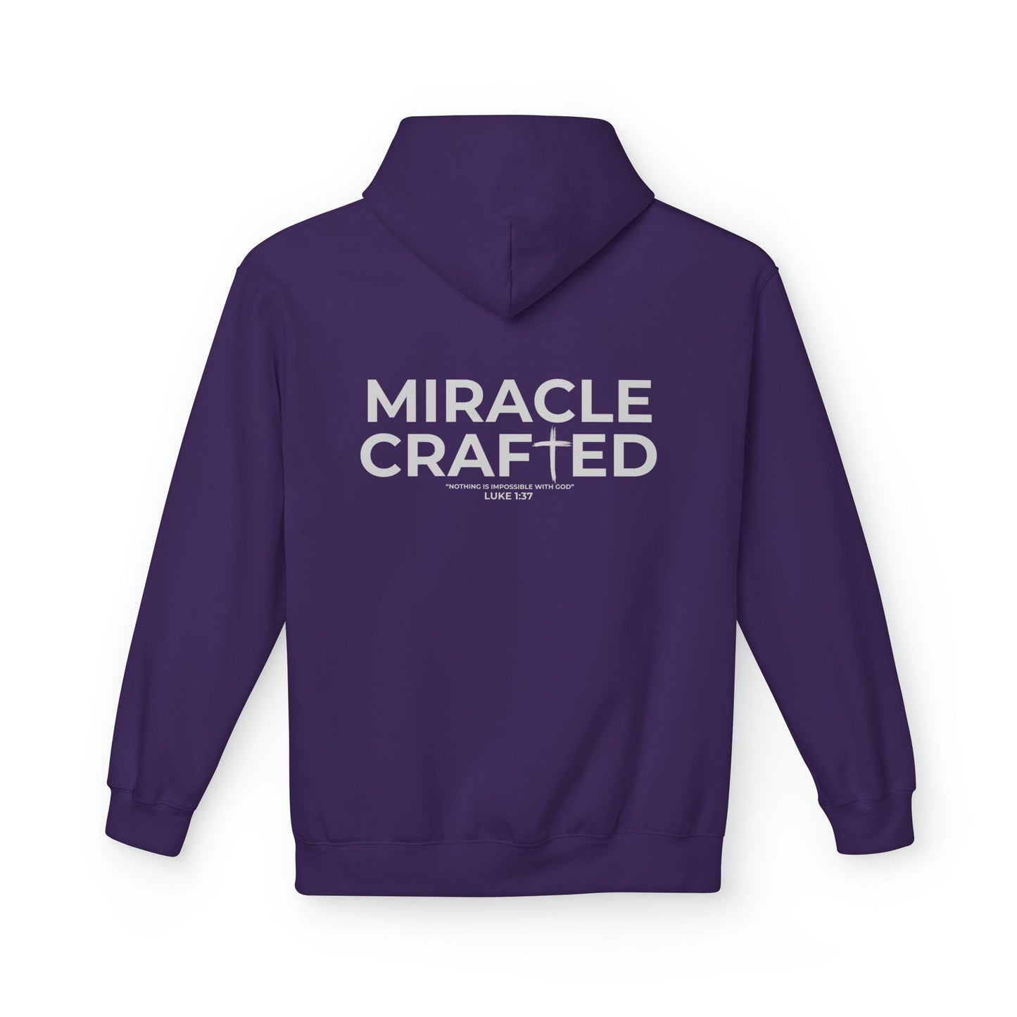 Miracle Crafted Hoodie Front & Back Logo