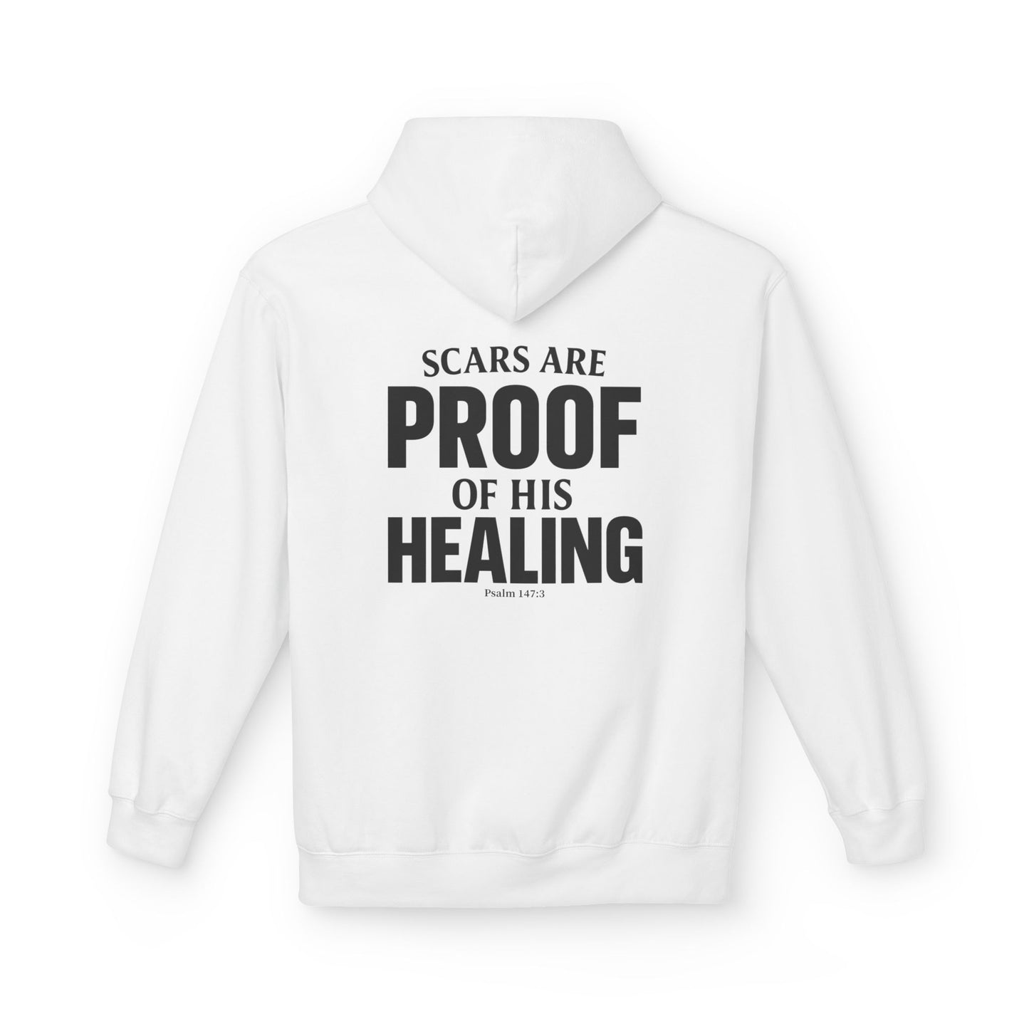 Miracle Crafted Hoodie - Scars Are Proof Of His Healing