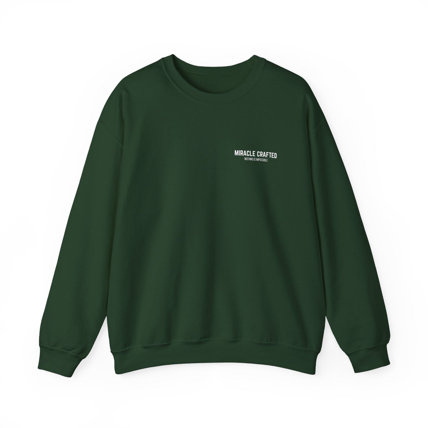 Miracle Crafted Crewneck - Miracle Crafted Logo Nothing Is Impossible