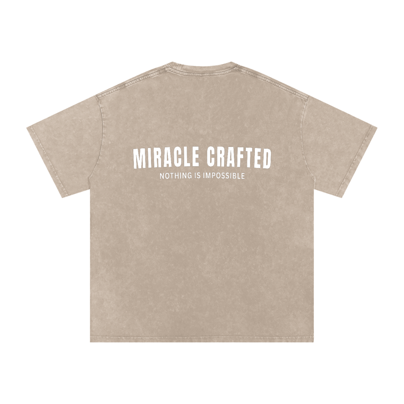 "The Foundation" Snow-Washed Oversized Tee