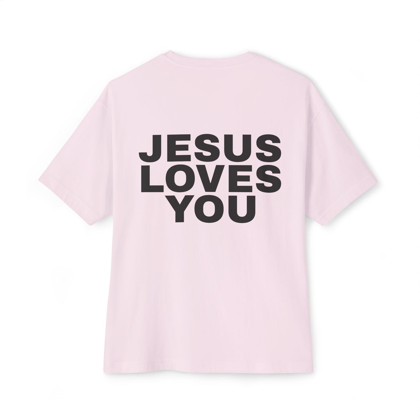 Miracle Crafted Oversized Tee - Jesus Loves You