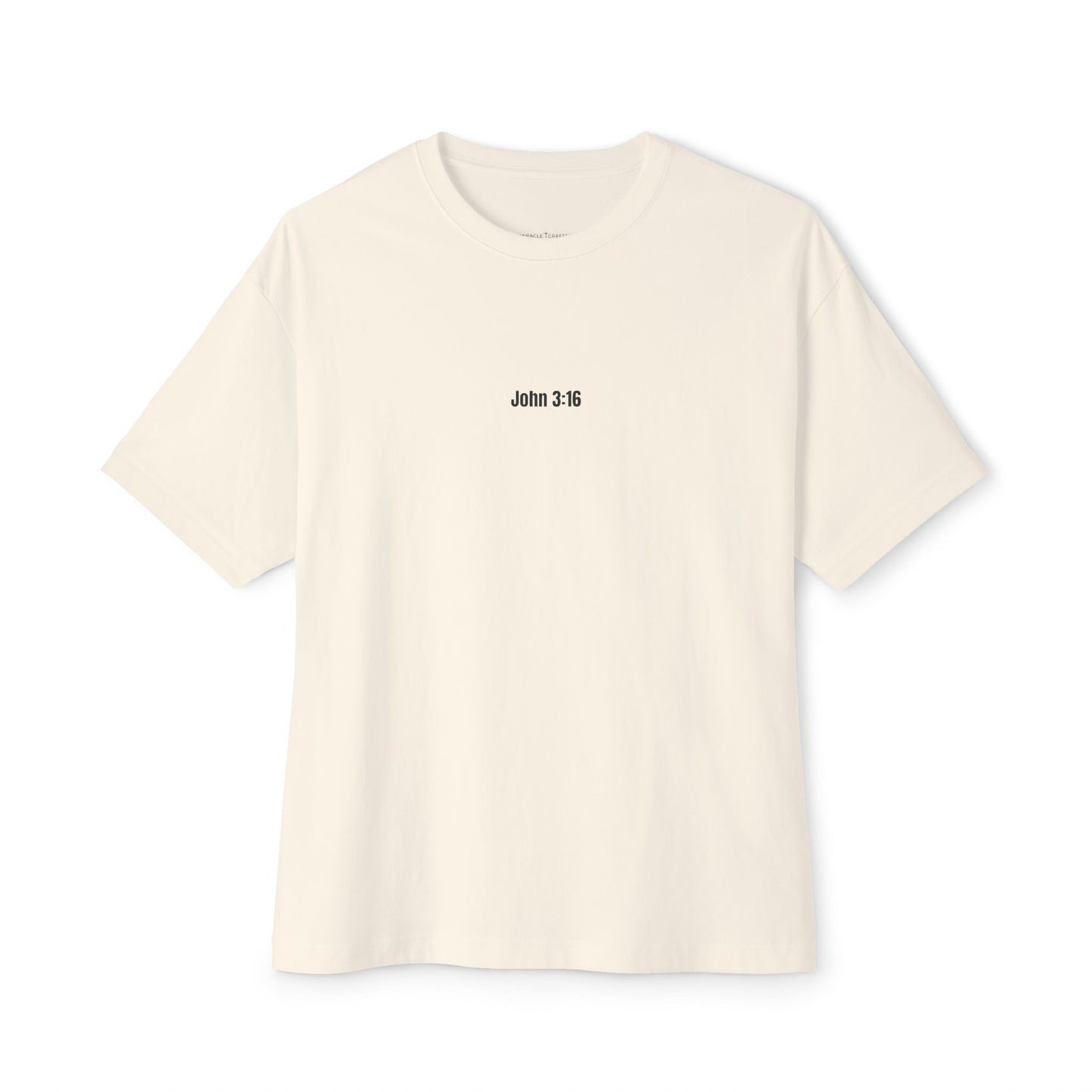 Miracle Crafted Oversized Tee - Jesus Loves You