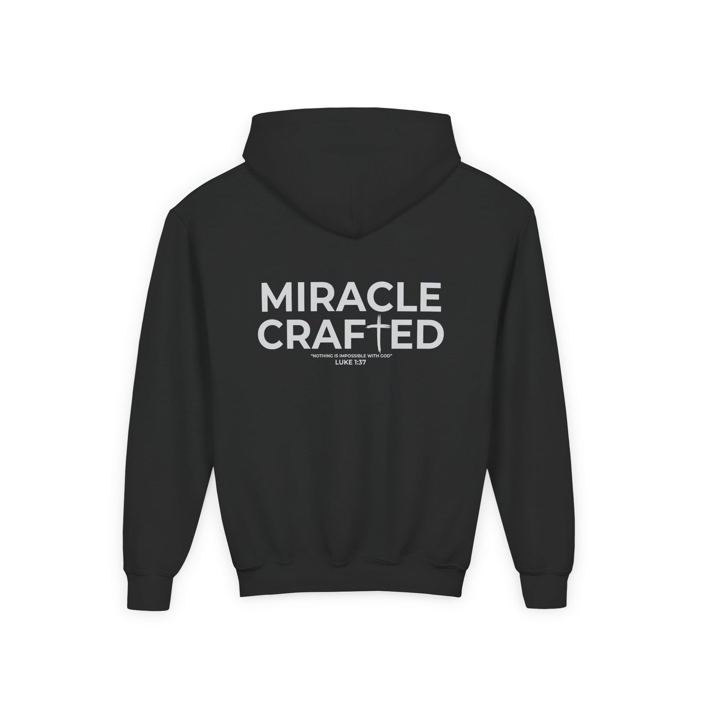 Miracle Crafted Youth Hoodie -  Original Front & Back Logo