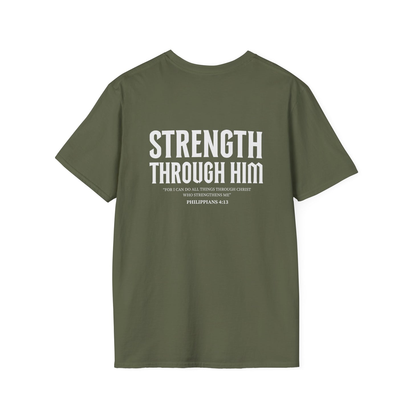 Miracle Crafted Tee - "Strength Through Him" Philippians 4:13